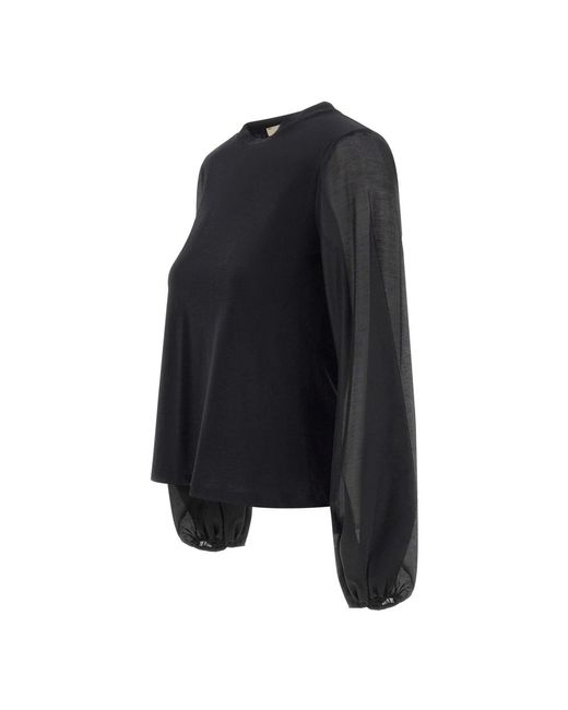 Kaos Black Blouses