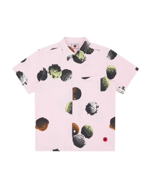 ICECREAM Pink Short Sleeve Shirts for men