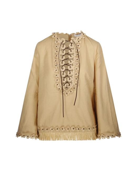 Zimmermann Mahon Tunic Top in het Natural