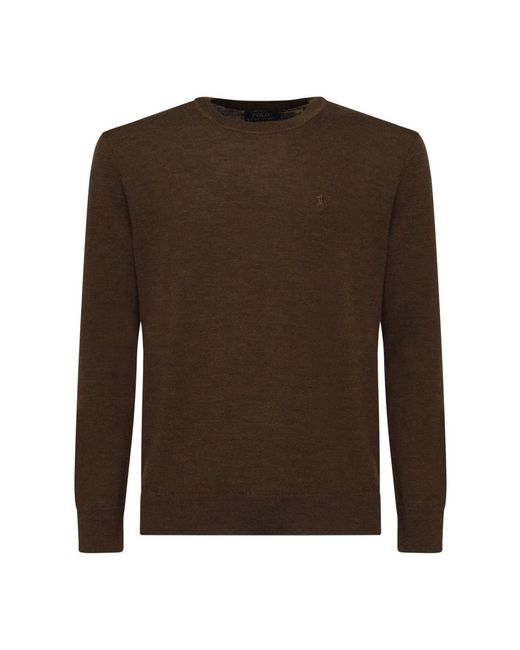 Polo Ralph Lauren Brown Round-Neck Knitwear for men