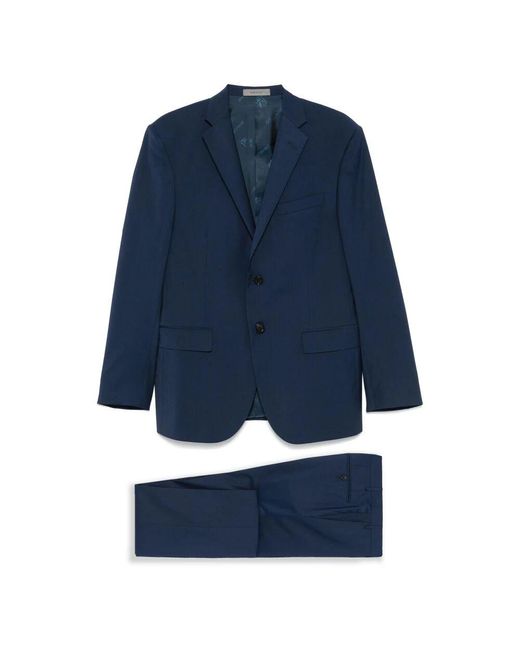 Corneliani Stretch-wollanzug drop 7 in Blue für Herren