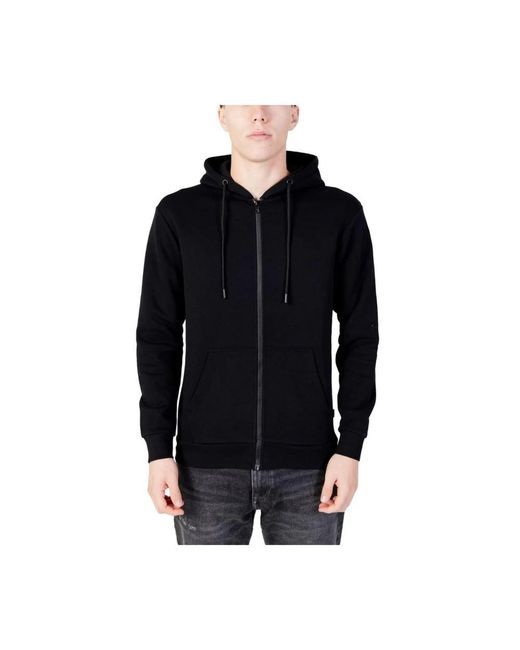 Jack & Jones Black Zip-Throughs for men
