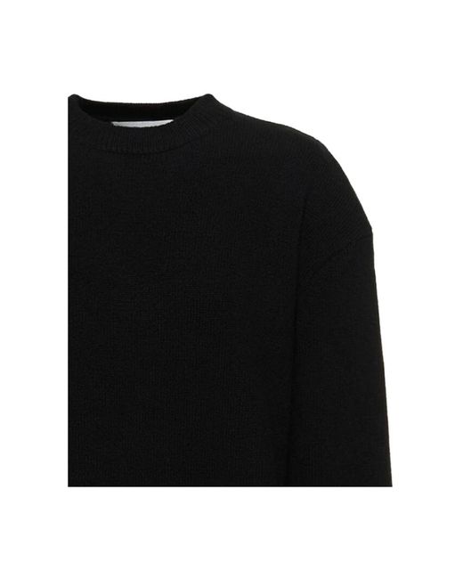 Frankie Shop Black Round-Neck Knitwear