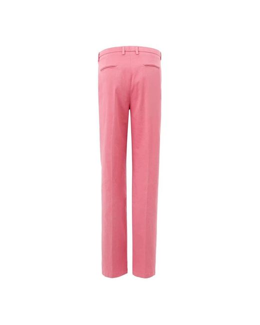 Lardini Pink Slim-Fit Trousers