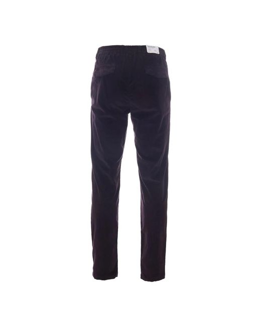 Eleventy Blue Straight Trousers for men