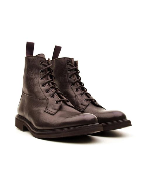 Tricker's Brown Lace-Up Boots for men