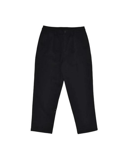 Pop Trading Co. Black Wide Trousers for men