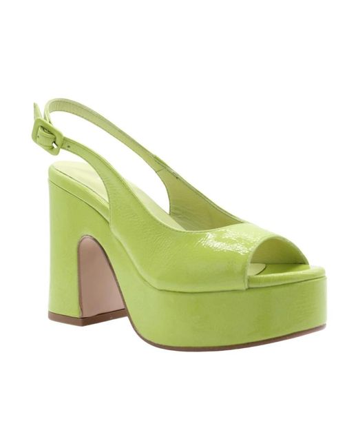 High Heel Sandals di DONNA LEI in Green