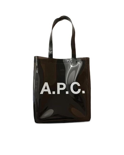 A.P.C. Black Shopping Bags