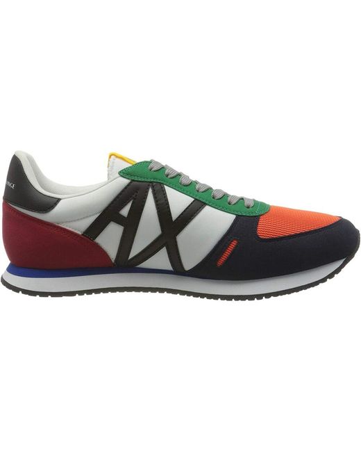 Armani Exchange Sneakers in het Wit voor heren - Lyst