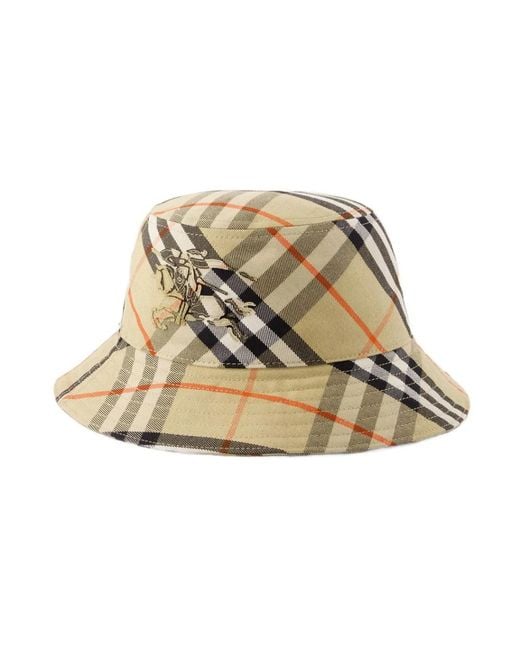 Burberry Natural Check Bucket Hat