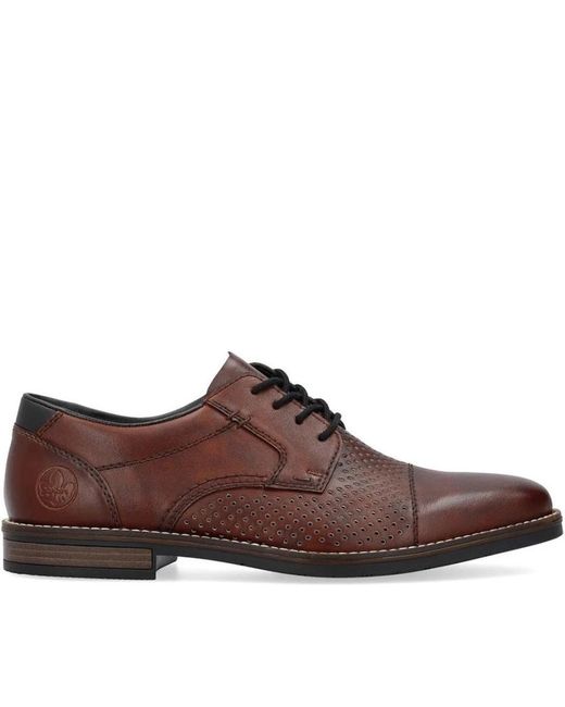 Rieker Brown Laced Shoes for men