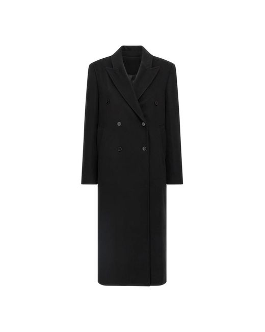 Loulou de Saison Black Double-Breasted Coats
