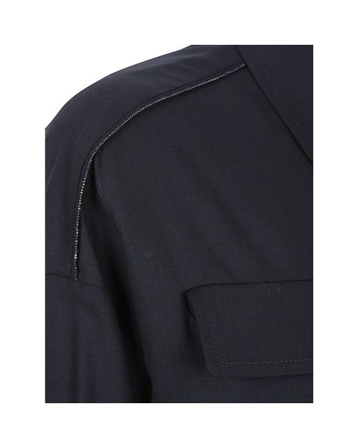 Fabiana Filippi Blue Shirt Dresses
