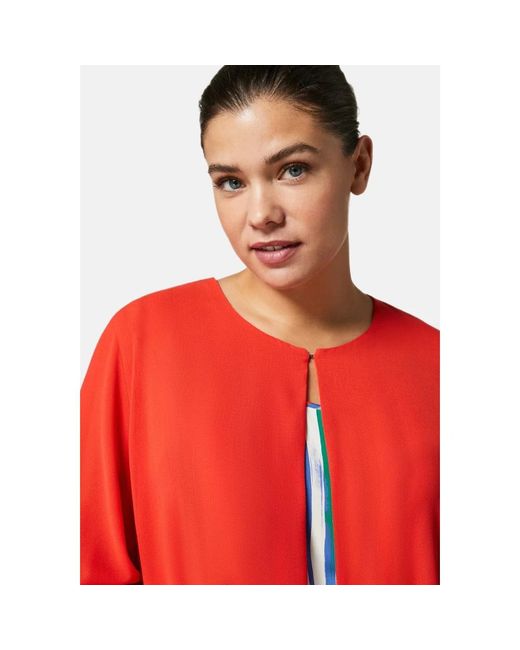 Marina Rinaldi Red Blouses