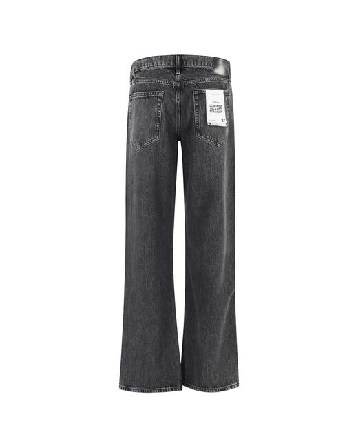 Rag & Bone Gray Straight Fit Jeans