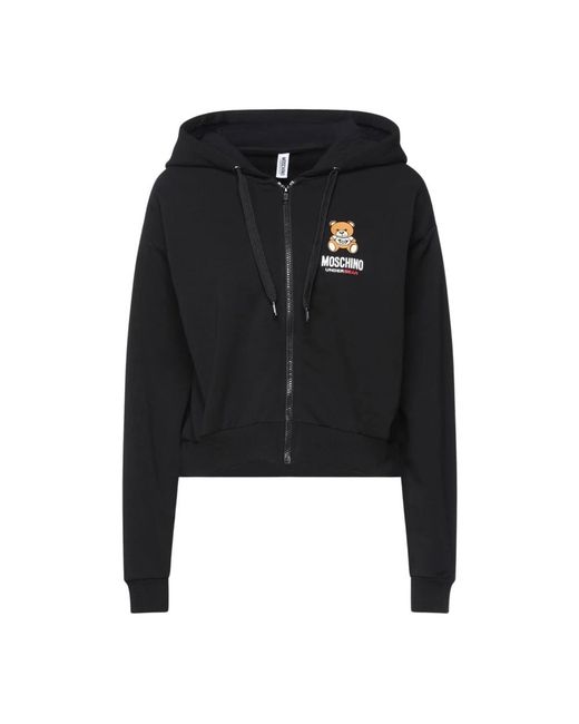 Moschino Black Zip-Throughs