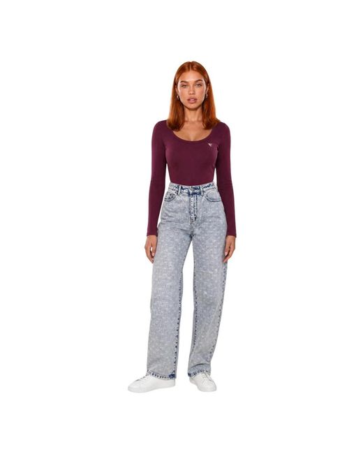 ARMANI EXCHANGE Blue Loose Fit Jeans