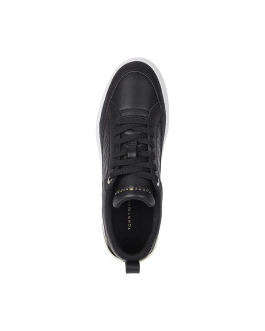 Tommy Hilfiger Black Sneakers