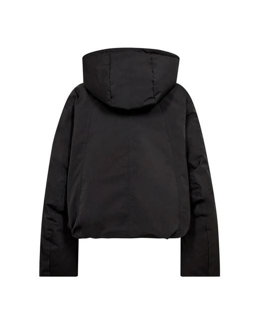 Winter Jackets co'couture en coloris Black