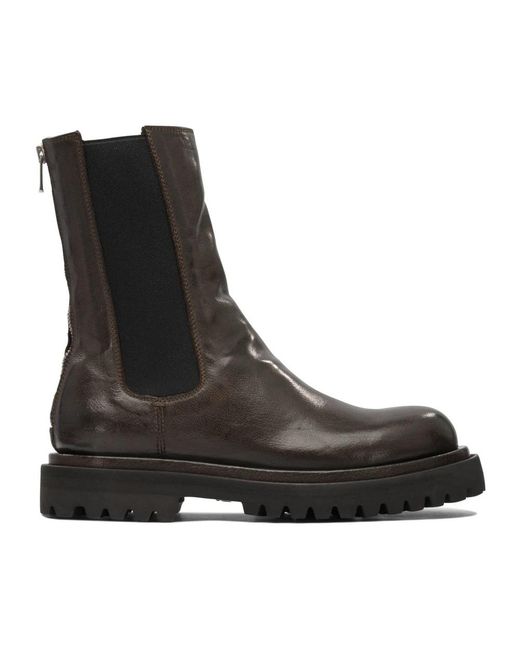 Officine Creative Black Chelsea Boots