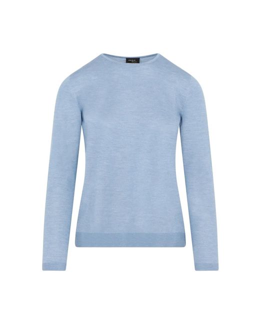 Cashmere sweater light denim di Akris in Blue