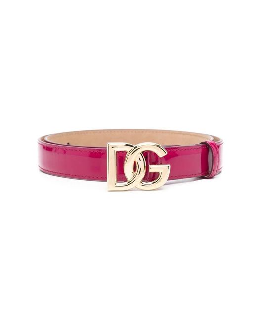Dolce & Gabbana Pink Belts