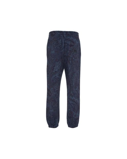 Etro Blue Sweatpants for men