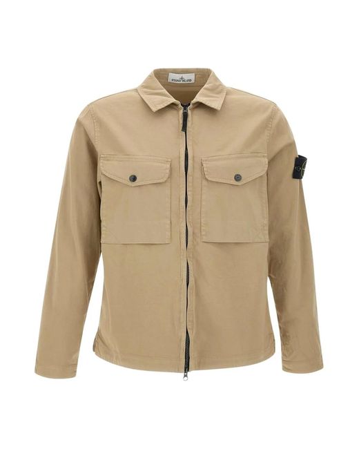 Light Jackets Stone Island de hombre de color Natural