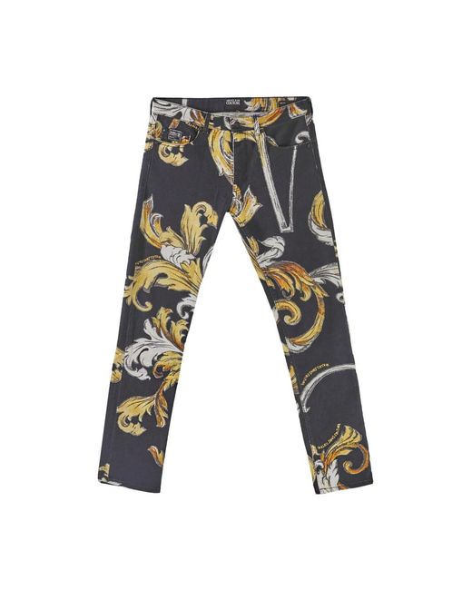 Versace Jeans Couture Blue Straight Fit Jeans for men