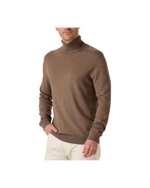 SELECTED Turtlenecks in het Brown voor heren
