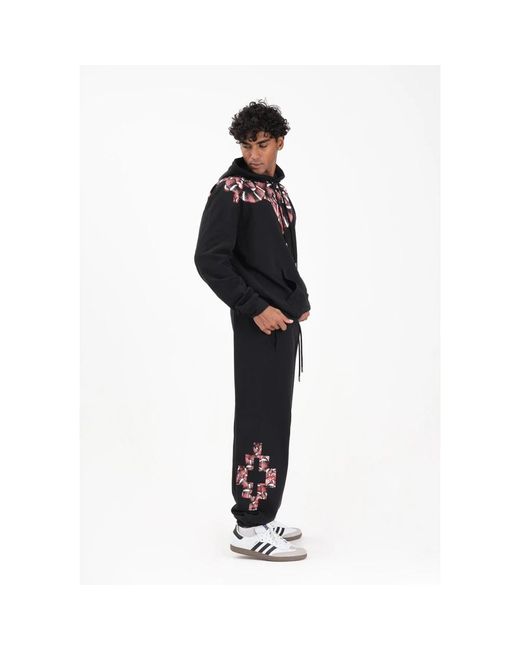 Marcelo Burlon Black Sweatpants for men