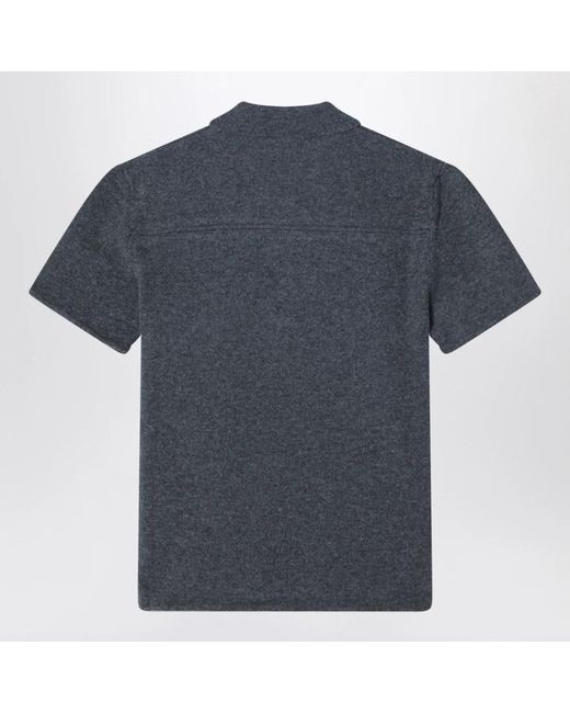 Miu Miu Blue Polo Shirts