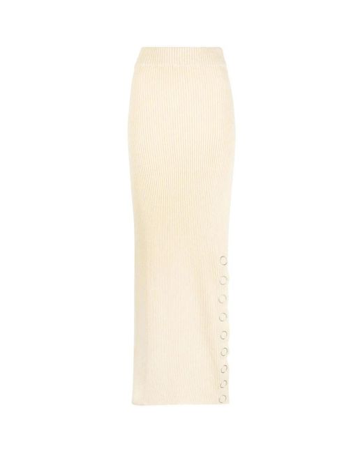 Jil Sander Natural Maxi Skirts