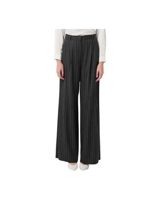 Marella Black Wide Trousers