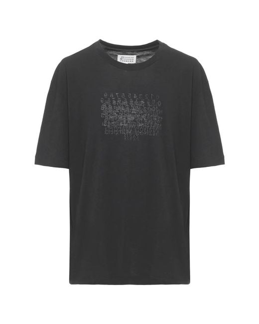 Maison Margiela Black T-Shirts for men