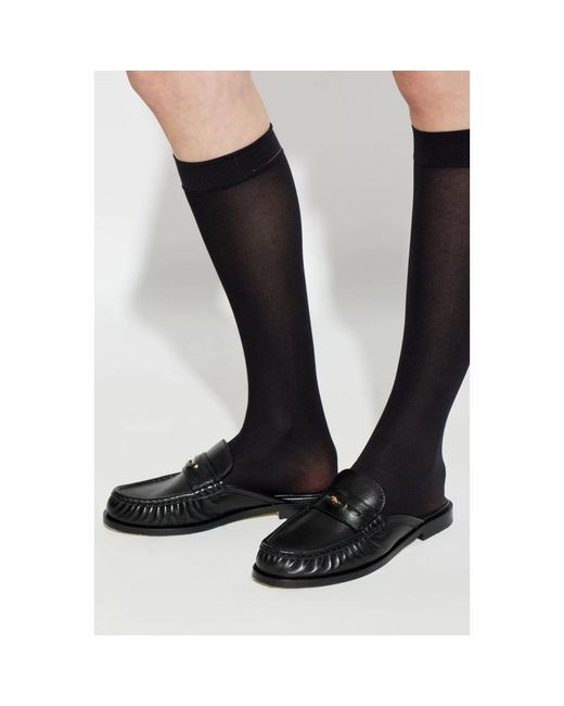 Burberry Black Mules