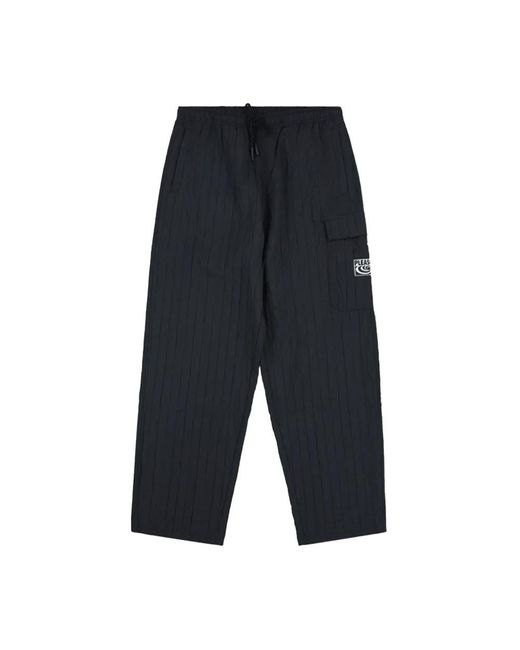 Pleasures Wide Trousers in het Blue voor heren