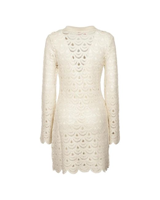 Mc2 Saint Barth Natural Short Dresses