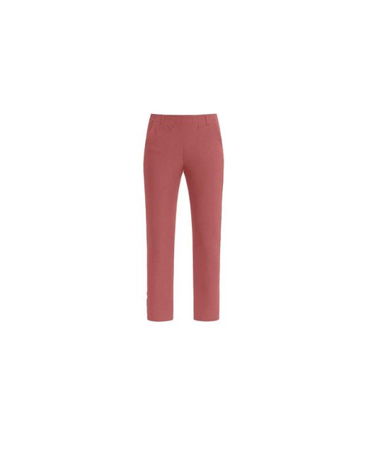 LauRie Red Cropped Trousers