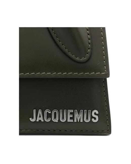 Jacquemus Green Grüne Leder-Top-Handle-Tasche