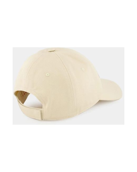 Marni Accessoires ,Katoen Cotton Logo Baseball Cap in het Natural voor heren