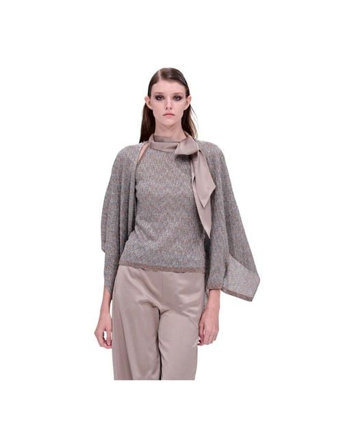 D.exterior Gray Blouses