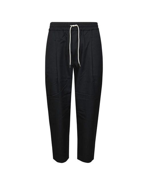 Drole de Monsieur Black Slim-Fit Trousers for men