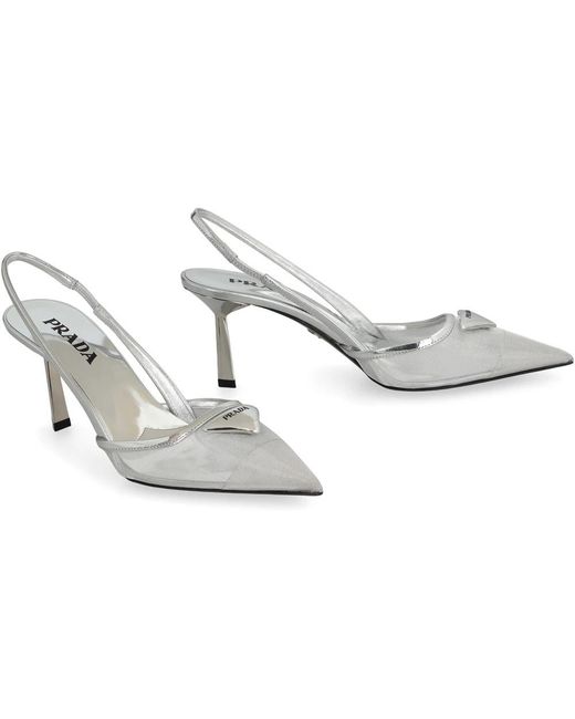 Prada White Pumps