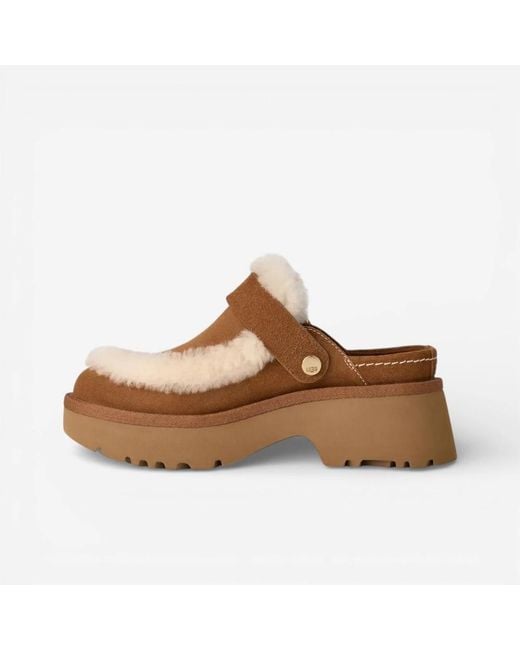 Clogs Ugg de color Brown