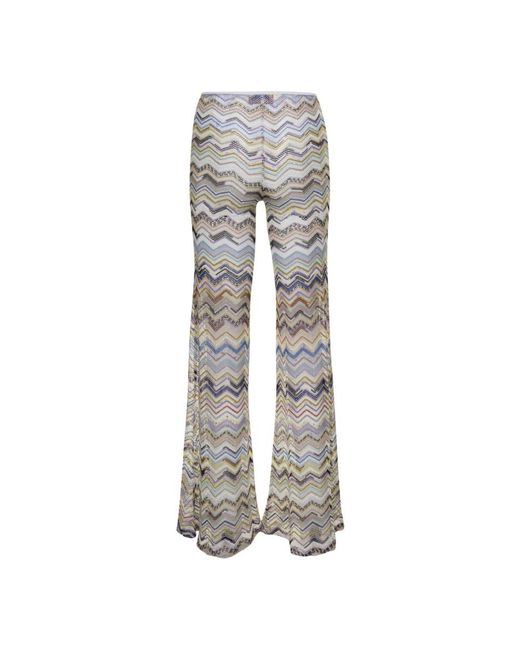 Missoni Gray Wide Trousers