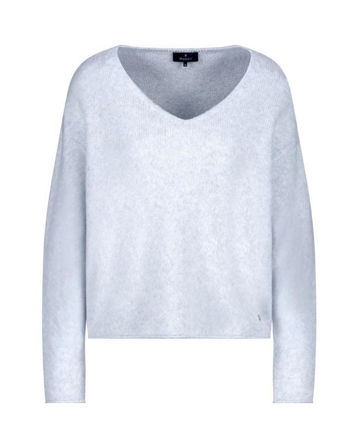 Monari Blue V-Ausschnitt Strickware
