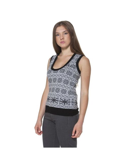 Sleeveless Tops Fred Perry de color Gray