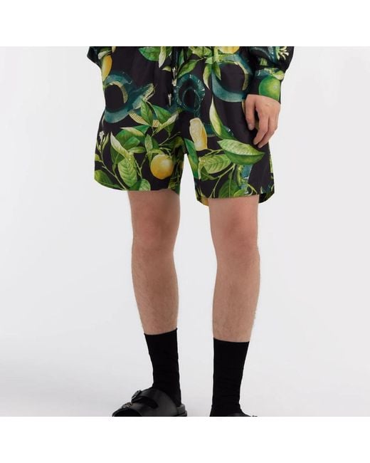 Roberto Cavalli Green Beachwear for men
